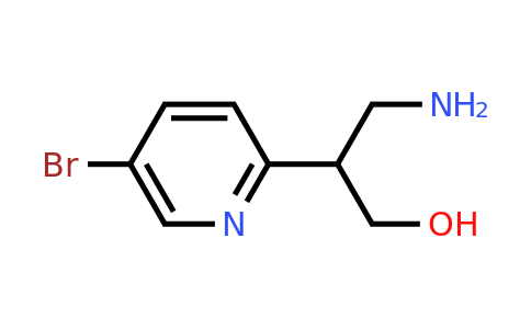 3-Amino-2-(5-bromopyridin-2-yl)propan-1-ol