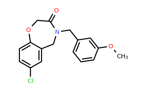 1340786-36-8 | 7-Chloro-4-(3-methoxybenzyl)-4,5-dihydrobenzo[f][1,4]oxazepin-3(2H)-one
