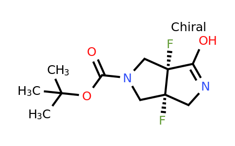 1341039-32-4 | rel-tert-Butyl (3aR,6aR)-3a,6a-difluoro-3-oxo-1,2,4,6-tetrahydropyrrolo[3,4-c]pyrrole-5-carboxylate