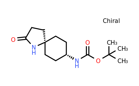 tert-Butyl((5R,8R)-2-oxo-1-azaspiro[4.5]decan-8-yl)carbamate