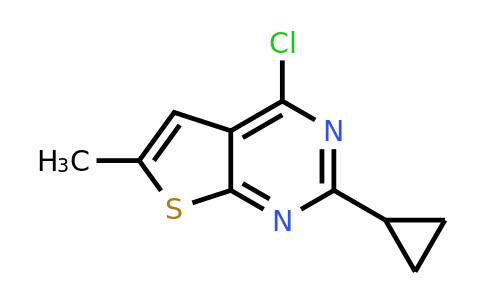 1341078-55-4 | 4-Chloro-2-cyclopropyl-6-methylthieno[2,3-d]pyrimidine