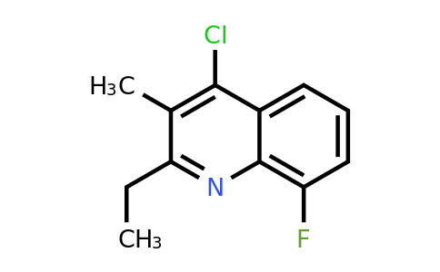 4-Chloro-2-ethyl-8-fluoro-3-methylquinoline