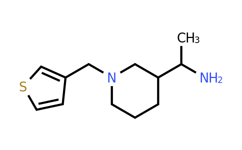 1341287-89-5 | 1-(1-(Thiophen-3-ylmethyl)piperidin-3-yl)ethan-1-amine