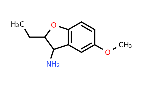 1341290-84-3 | 2-Ethyl-5-methoxy-2,3-dihydrobenzofuran-3-amine