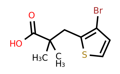 1341399-79-8 | 3-(3-Bromothiophen-2-yl)-2,2-dimethylpropanoic acid