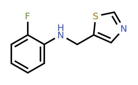 1341402-11-6 | 2-Fluoro-N-(thiazol-5-ylmethyl)aniline