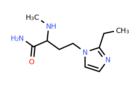 1341462-27-8 | 4-(2-Ethyl-1h-imidazol-1-yl)-2-(methylamino)butanamide