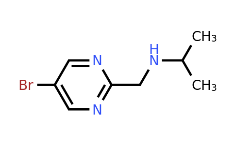 1341474-41-6 | n-((5-Bromopyrimidin-2-yl)methyl)propan-2-amine