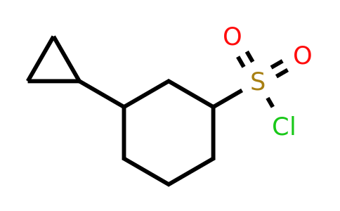 3-Cyclopropylcyclohexane-1-sulfonyl chloride