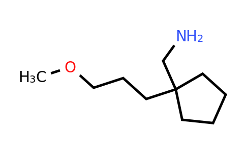 (1-(3-Methoxypropyl)cyclopentyl)methanamine