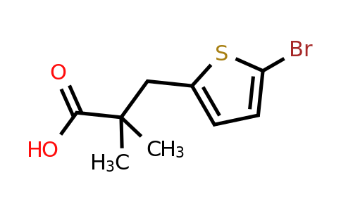 1341489-20-0 | 3-(5-Bromothiophen-2-yl)-2,2-dimethylpropanoic acid