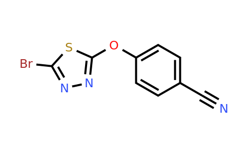 1341498-87-0 | 4-((5-Bromo-1,3,4-thiadiazol-2-yl)oxy)benzonitrile