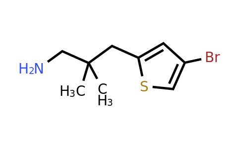 1341513-69-6 | 3-(4-Bromothiophen-2-yl)-2,2-dimethylpropan-1-amine
