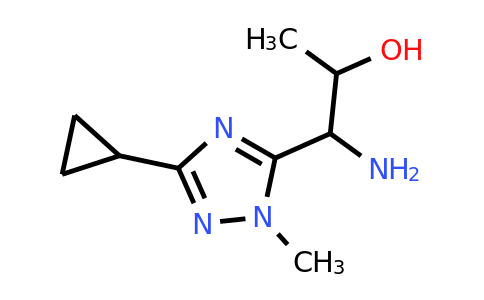 1341568-13-5 | 1-Amino-1-(3-cyclopropyl-1-methyl-1h-1,2,4-triazol-5-yl)propan-2-ol