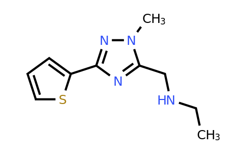 1341596-27-7 | n-((1-Methyl-3-(thiophen-2-yl)-1h-1,2,4-triazol-5-yl)methyl)ethanamine
