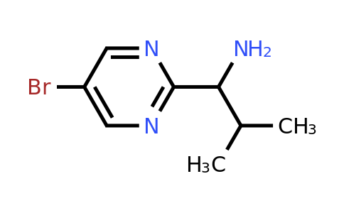 1341690-53-6 | 1-(5-Bromopyrimidin-2-yl)-2-methylpropan-1-amine