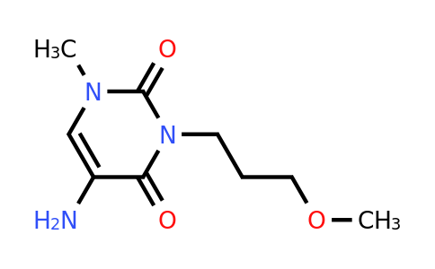 1341750-10-4 | 5-Amino-3-(3-methoxypropyl)-1-methylpyrimidine-2,4(1h,3h)-dione
