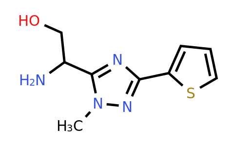 1341814-88-7 | 2-Amino-2-(1-methyl-3-(thiophen-2-yl)-1h-1,2,4-triazol-5-yl)ethan-1-ol