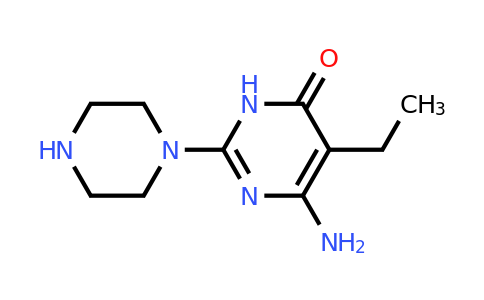 1341838-55-8 | 6-Amino-5-ethyl-2-(piperazin-1-yl)pyrimidin-4(3h)-one