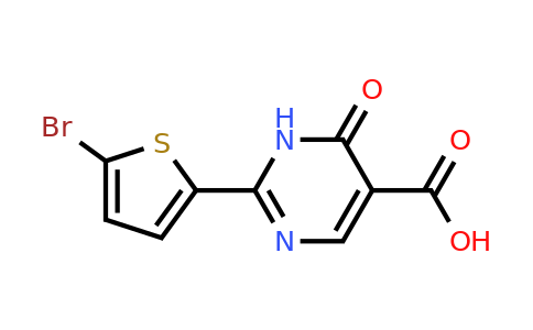1341857-42-8 | 2-(5-Bromothiophen-2-yl)-6-oxo-1,6-dihydropyrimidine-5-carboxylic acid