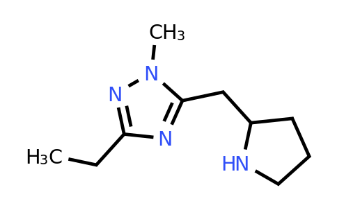 1341858-16-9 | 3-Ethyl-1-methyl-5-(pyrrolidin-2-ylmethyl)-1h-1,2,4-triazole