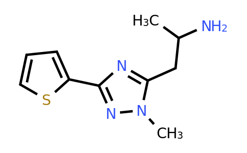 1341880-25-8 | 1-(1-Methyl-3-(thiophen-2-yl)-1h-1,2,4-triazol-5-yl)propan-2-amine