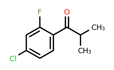 1-(4-Chloro-2-fluorophenyl)-2-methylpropan-1-one