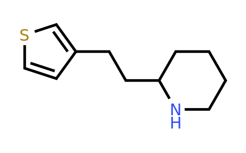 1341912-40-0 | 2-(2-(Thiophen-3-yl)ethyl)piperidine