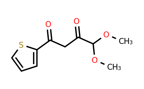 1341946-92-6 | 4,4-Dimethoxy-1-(thiophen-2-yl)butane-1,3-dione