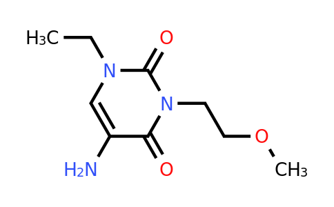 1341988-09-7 | 5-Amino-1-ethyl-3-(2-methoxyethyl)pyrimidine-2,4(1h,3h)-dione