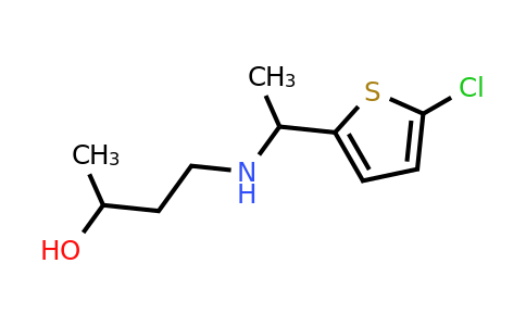 1342021-95-7 | 4-((1-(5-Chlorothiophen-2-yl)ethyl)amino)butan-2-ol