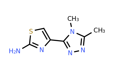 1342124-77-9 | 4-(4,5-Dimethyl-4h-1,2,4-triazol-3-yl)thiazol-2-amine