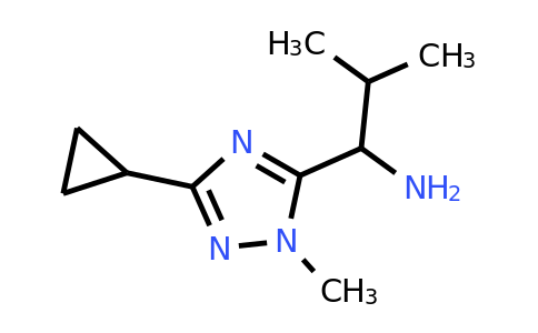 1342132-53-9 | 1-(3-Cyclopropyl-1-methyl-1h-1,2,4-triazol-5-yl)-2-methylpropan-1-amine