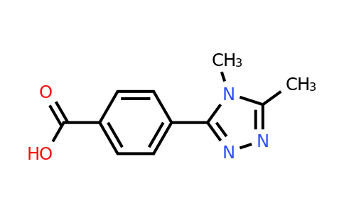 1342135-56-1 | 4-(Dimethyl-4h-1,2,4-triazol-3-yl)benzoic acid