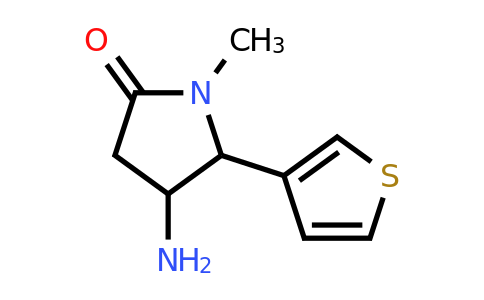 1342178-46-4 | 4-Amino-1-methyl-5-(thiophen-3-yl)pyrrolidin-2-one