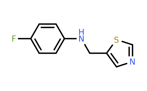 1342182-42-6 | 4-Fluoro-N-(thiazol-5-ylmethyl)aniline