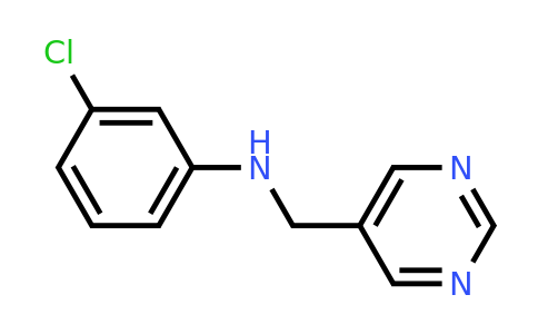 1342182-92-6 | 3-Chloro-N-(pyrimidin-5-ylmethyl)aniline