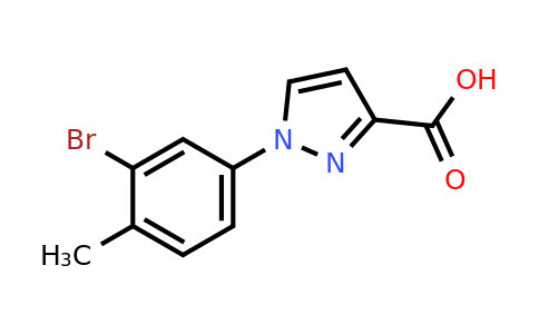 1-(3-Bromo-4-methylphenyl)-1h-pyrazole-3-carboxylic acid