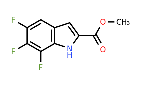 1342247-02-2 | Methyl 5,6,7-trifluoro-1h-indole-2-carboxylate