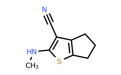 1342394-71-1 | 2-(Methylamino)-4h,5h,6h-cyclopenta[b]thiophene-3-carbonitrile