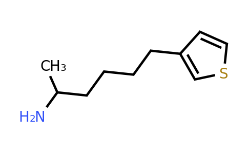 1342398-25-7 | 6-(Thiophen-3-yl)hexan-2-amine