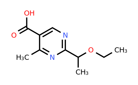 1342419-24-2 | 2-(1-Ethoxyethyl)-4-methylpyrimidine-5-carboxylic acid