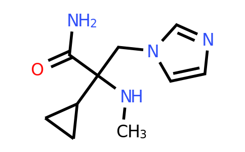 1342436-64-9 | 2-Cyclopropyl-3-(1h-imidazol-1-yl)-2-(methylamino)propanamide