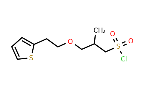 1342488-42-9 | 2-Methyl-3-(2-(thiophen-2-yl)ethoxy)propane-1-sulfonyl chloride
