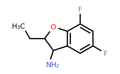 2-Ethyl-5,7-difluoro-2,3-dihydrobenzofuran-3-amine