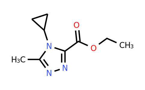 Ethyl 4-cyclopropyl-5-methyl-4h-1,2,4-triazole-3-carboxylate