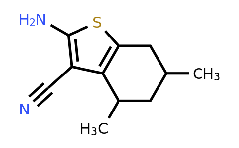 1342512-74-6 | 2-Amino-4,6-dimethyl-4,5,6,7-tetrahydro-1-benzothiophene-3-carbonitrile