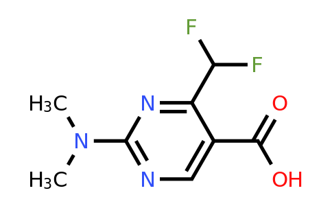 1342548-89-3 | 4-(Difluoromethyl)-2-(dimethylamino)pyrimidine-5-carboxylic acid