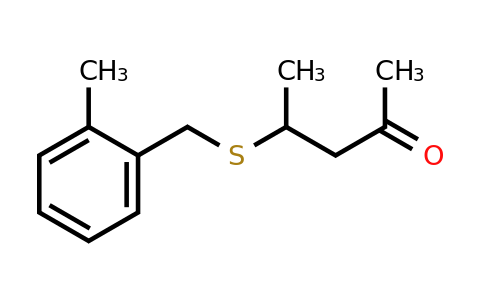 4-((2-Methylbenzyl)thio)pentan-2-one