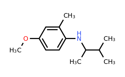 4-Methoxy-2-methyl-N-(3-methylbutan-2-yl)aniline